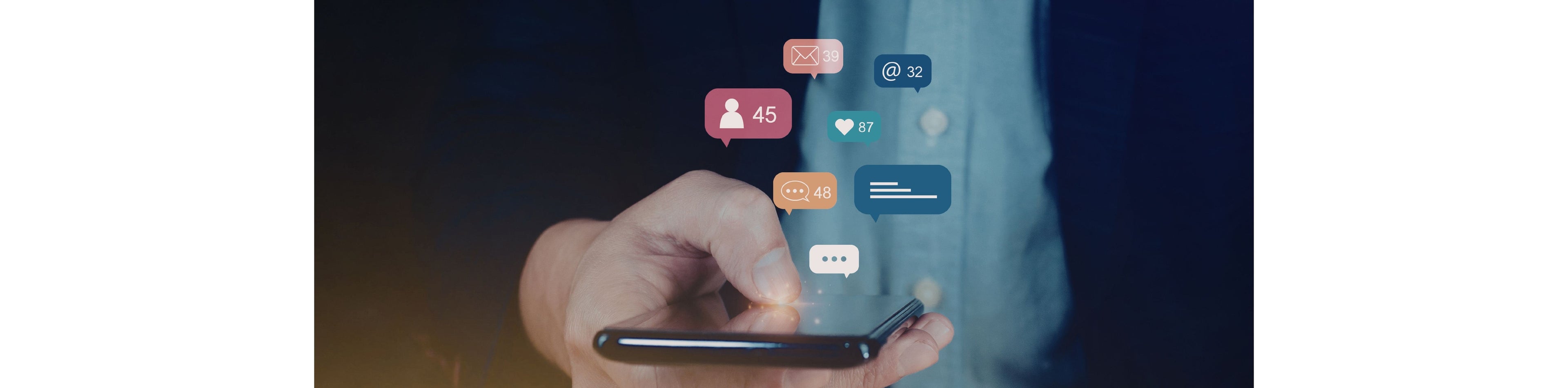Article cover for “How to Respond to Anti-Israel Narratives on Social Media” with a person holding a phone and icons coming from the phone.